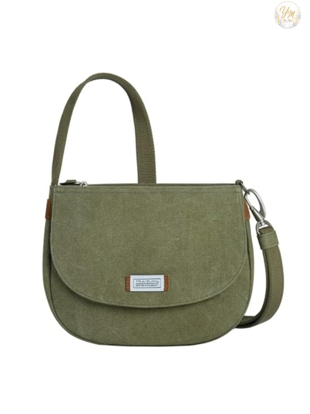 Anti-Theft Heritage Saddle Crossbody with RFID Blocking